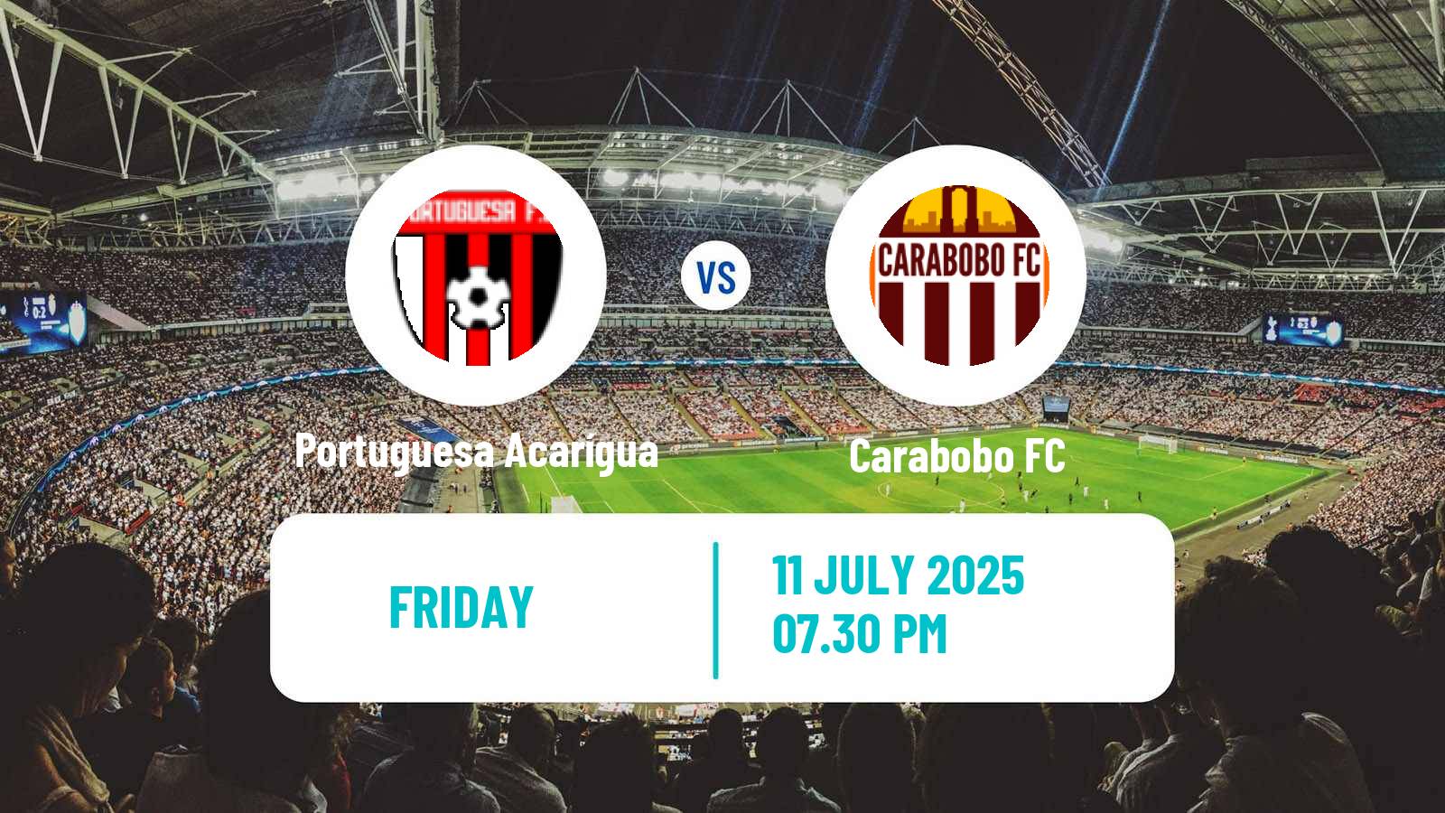 Soccer Venezuelan Primera Division Portuguesa Acarígua - Carabobo