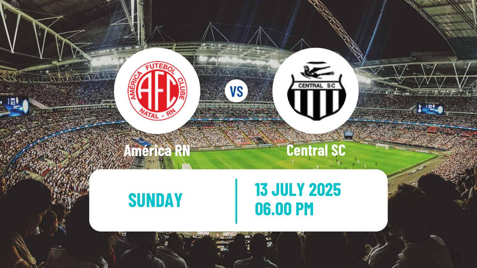 Soccer Brazilian Serie D América RN - Central SC