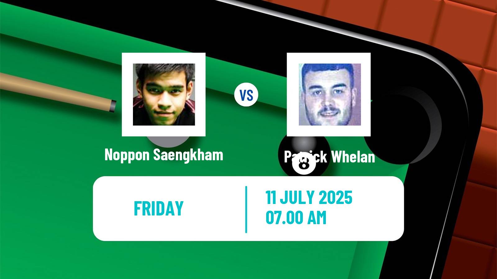 Snooker Championship League Noppon Saengkham - Patrick Whelan