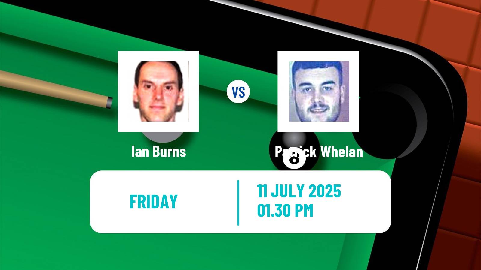 Snooker Championship League Ian Burns - Patrick Whelan