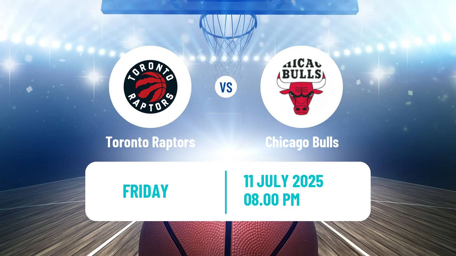 Basketball NBA Las Vegas Summer League Toronto Raptors - Chicago Bulls