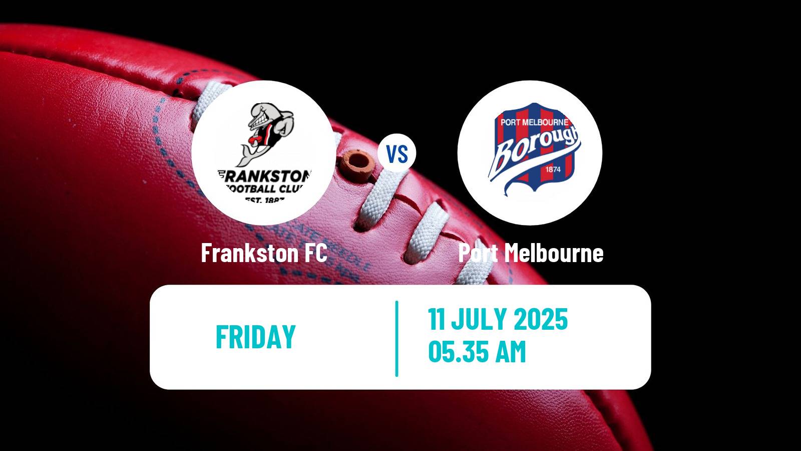 Aussie rules VFL Frankston - Port Melbourne