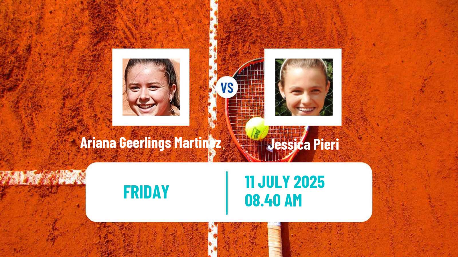 Tennis ITF W75 The Hague Women Ariana Geerlings Martinez - Jessica Pieri