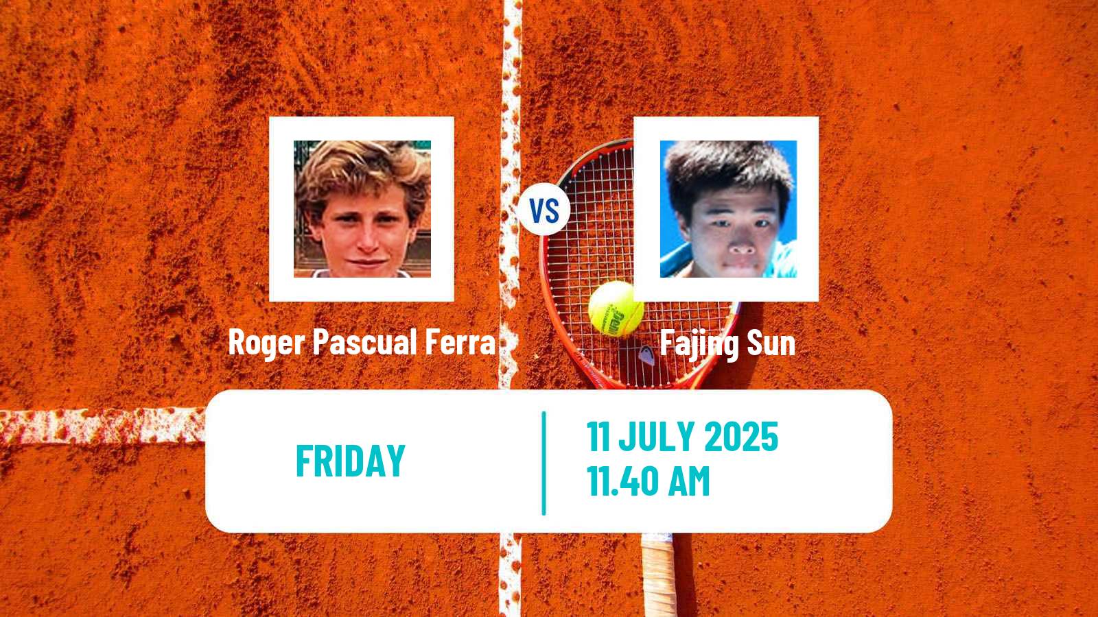Tennis ITF M25 Roda De Bara Men Roger Pascual Ferra - Fajing Sun