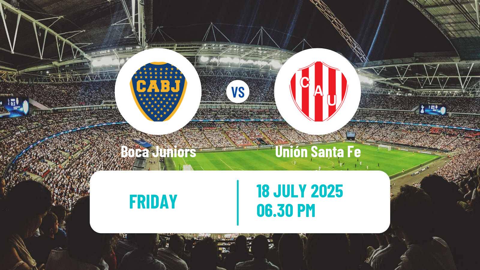Soccer Argentinian Liga Profesional Boca Juniors - Unión Santa Fe