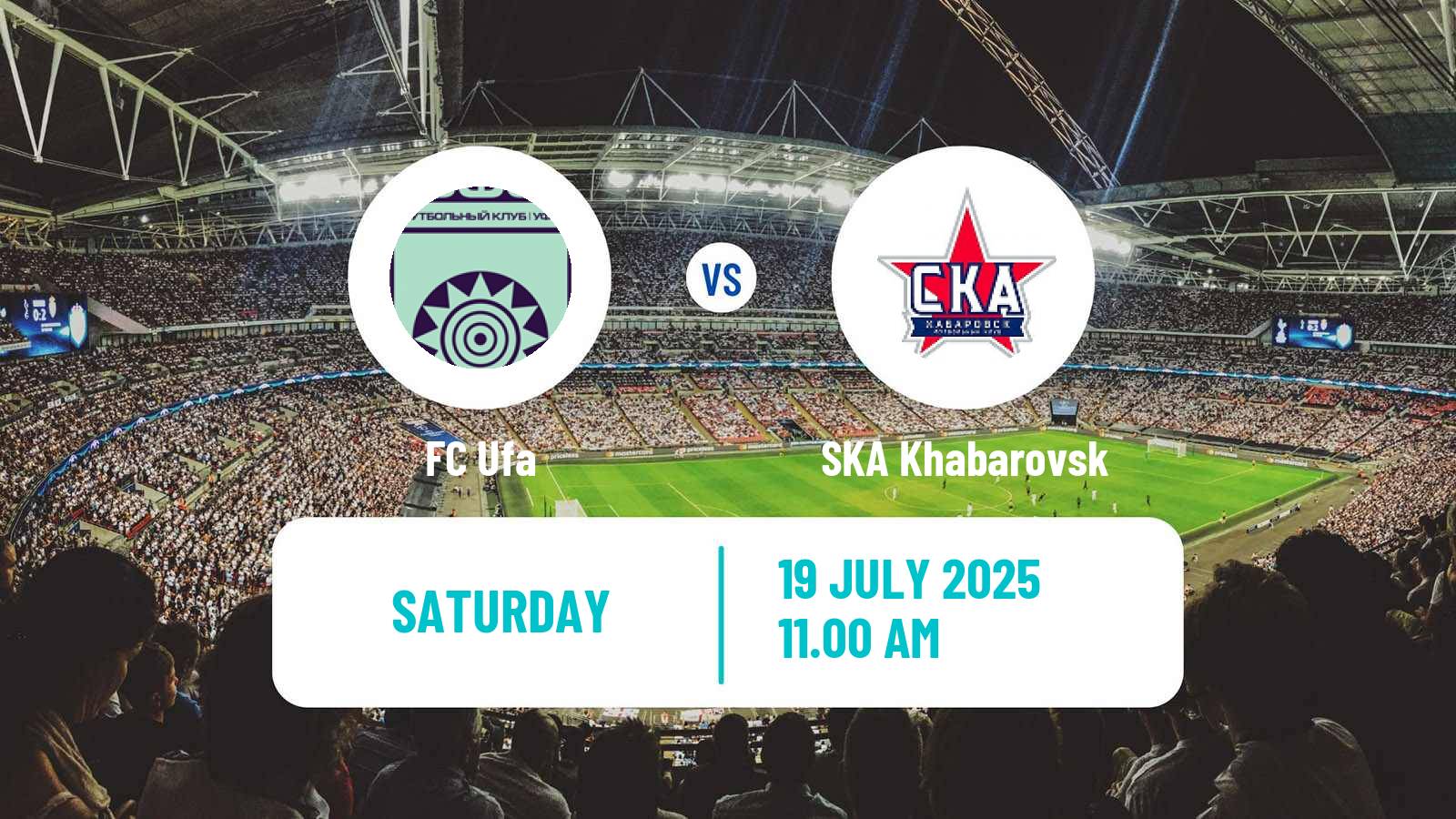 Soccer Russian FNL Ufa - SKA Khabarovsk