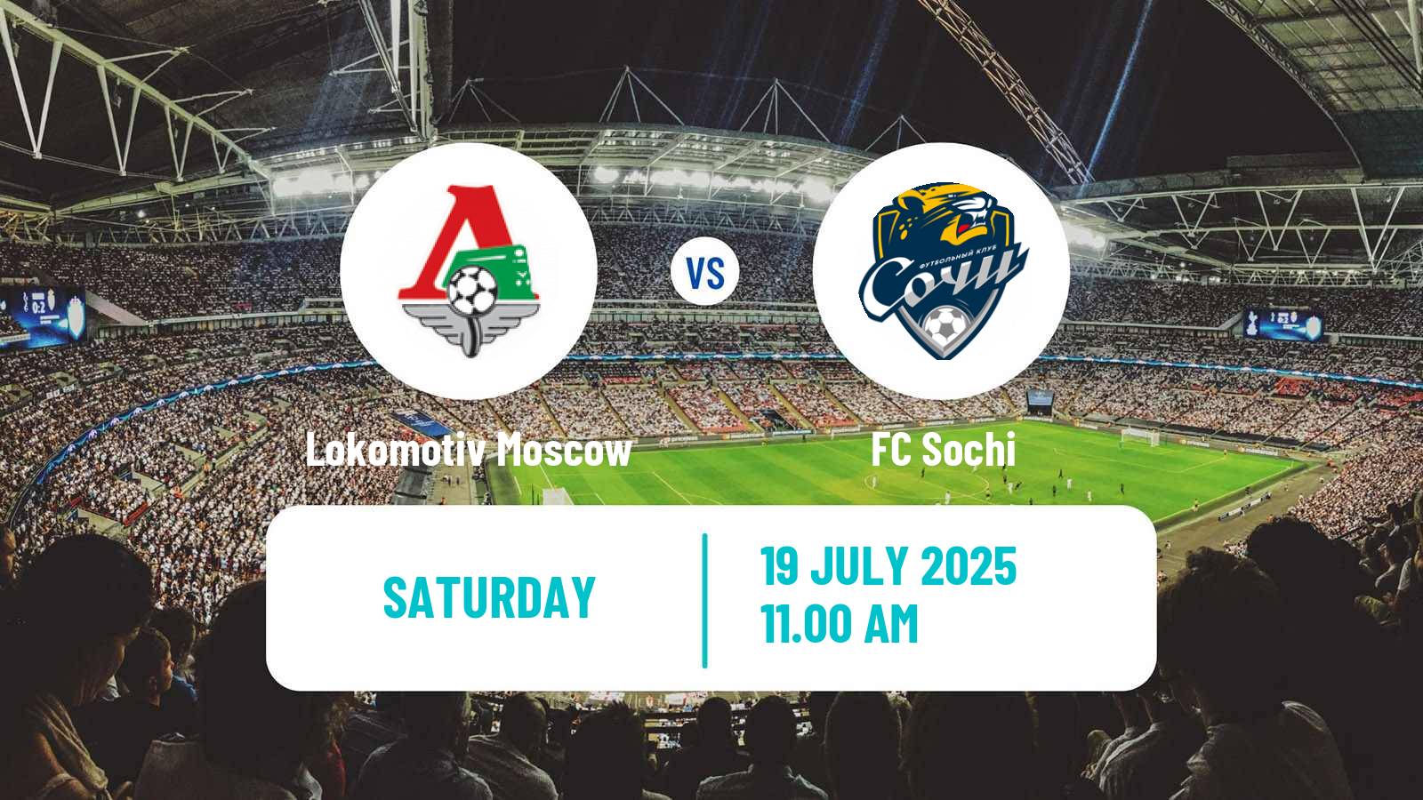 Football Russian Premier League Lokomotiv Moscow - Sochi