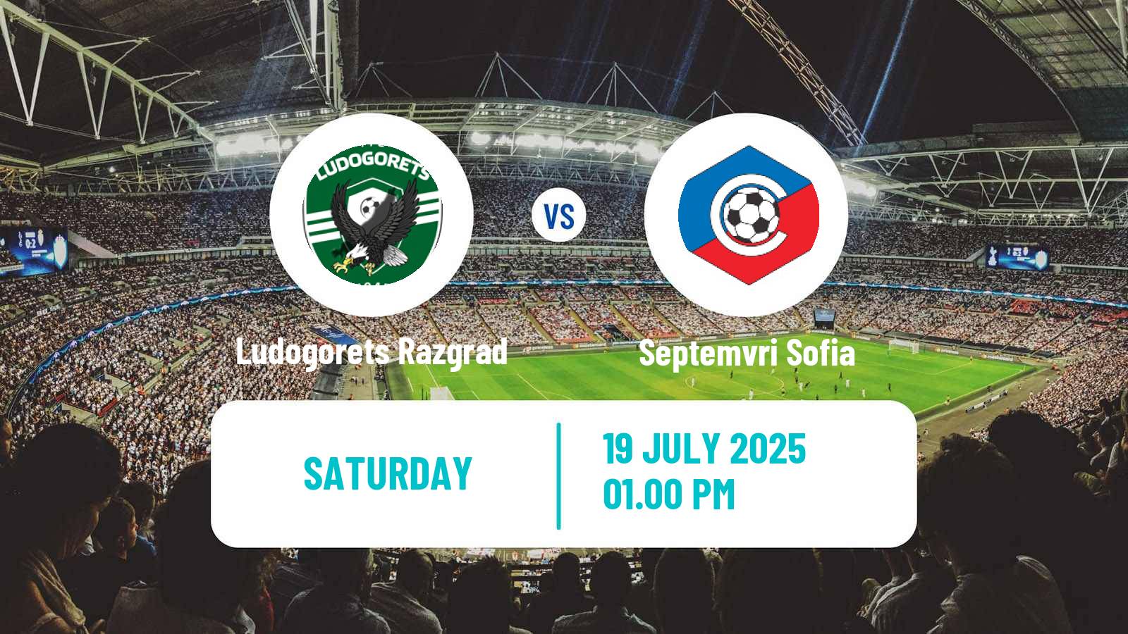 Football Bulgarian Parva Liga Ludogorets Razgrad - Septemvri Sofia