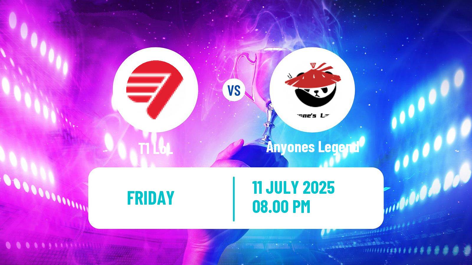 Esports League Of Legends Mid Season Invitational T1 - Anyones Legend