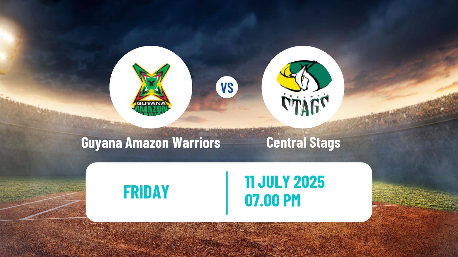 Cricket Global Super League Cricket Guyana Amazon Warriors - Central Stags