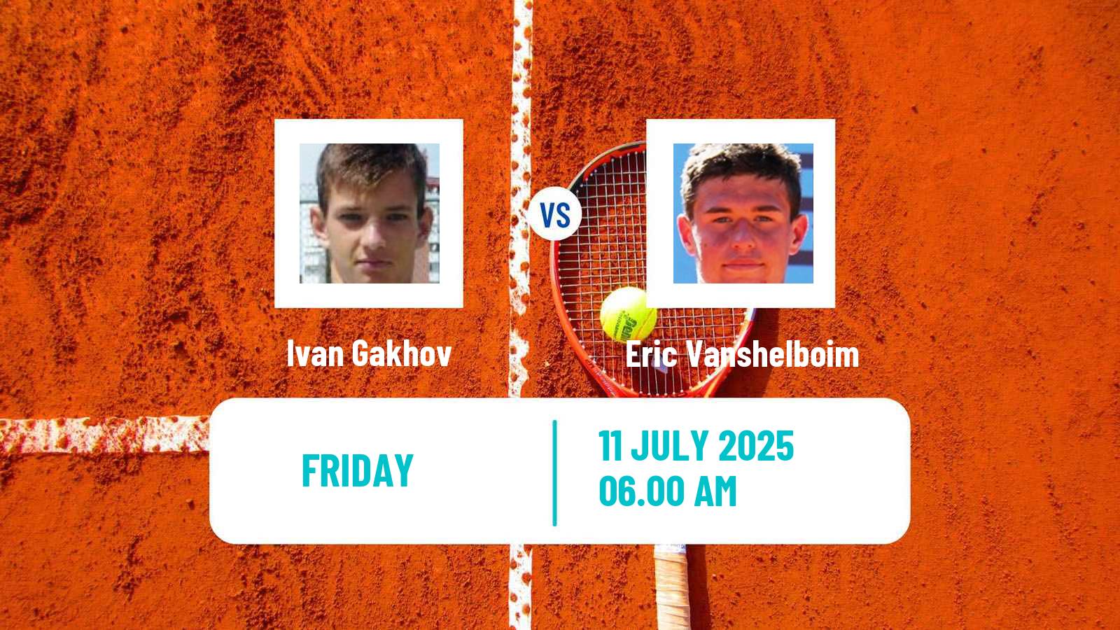 Tennis ITF M25 The Hague Men Ivan Gakhov - Eric Vanshelboim