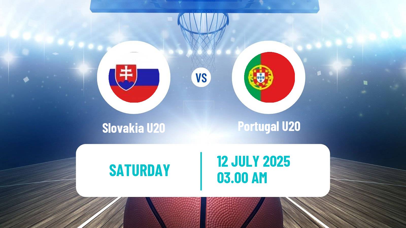 Basketball EuroBasket U20 B Slovakia U20 - Portugal U20
