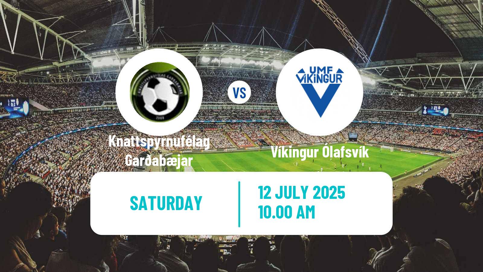 Football Icelandic Division 2 Knattspyrnufélag Garðabæjar - Víkingur Ólafsvík