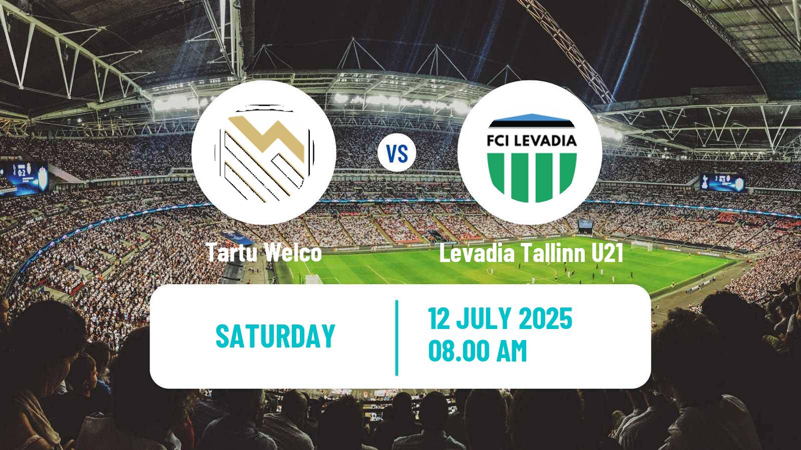 Soccer Estonian Esiliiga Tartu Welco - Levadia Tallinn U21