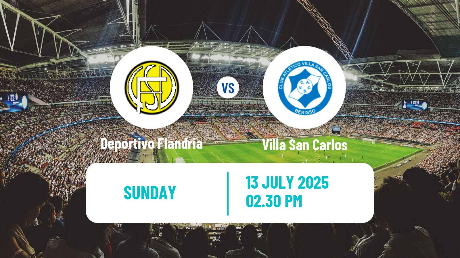 Soccer Argentinian Primera B Deportivo Flandria - Villa San Carlos