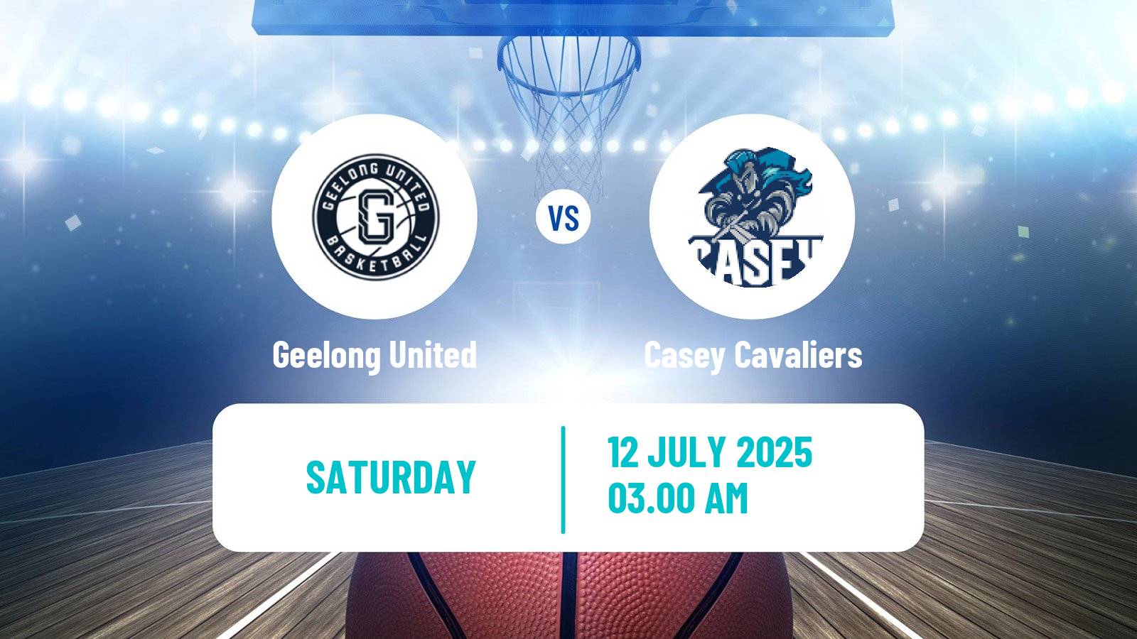Basketball Australian NBL1 South Women Geelong United - Casey Cavaliers