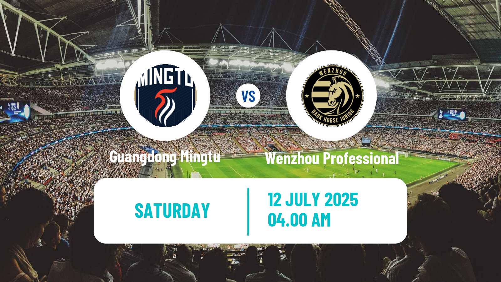 Football Chinese Yi League Guangdong Mingtu - Wenzhou Professional