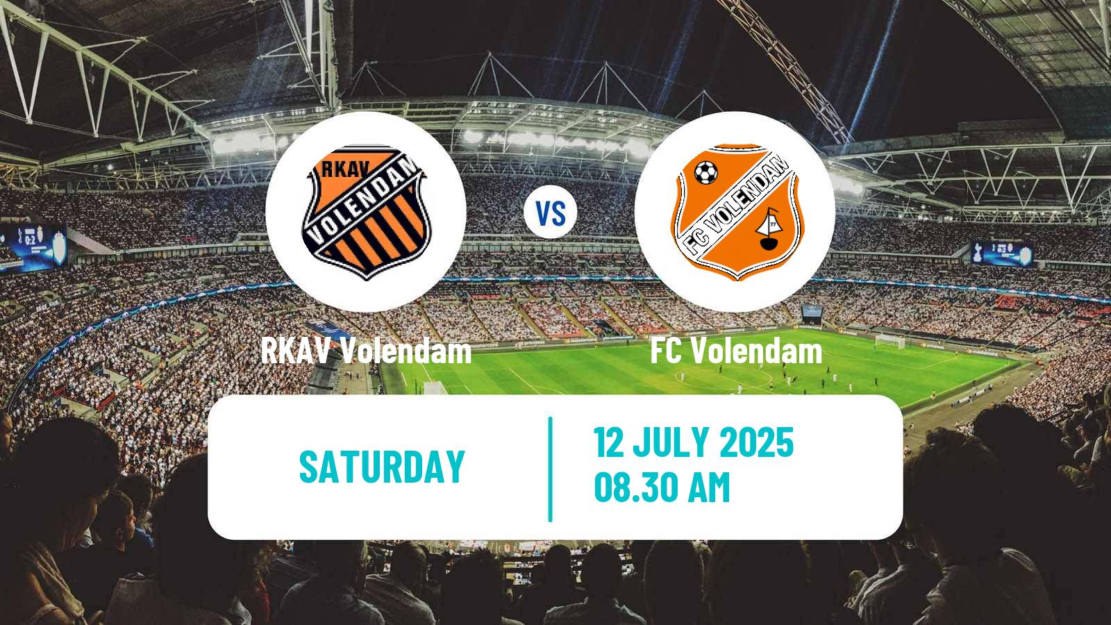 Soccer Club Friendly RKAV Volendam - Volendam