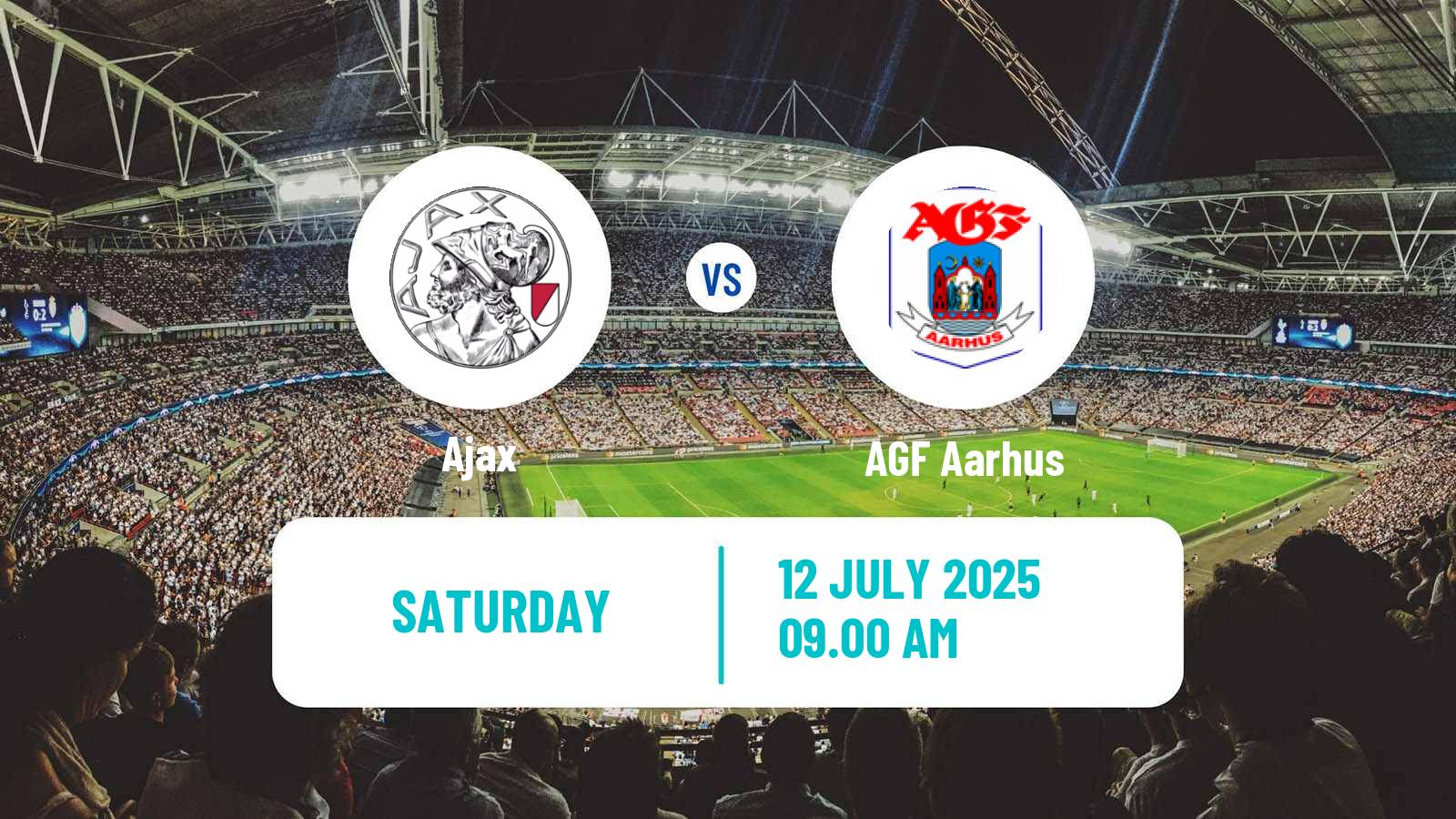 Soccer Club Friendly Ajax - AGF Aarhus