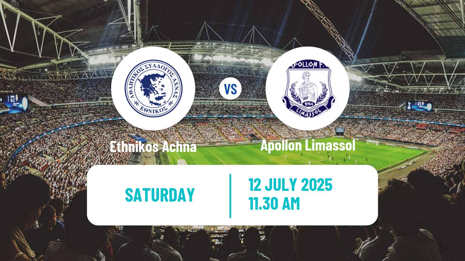 Football Club Friendly Ethnikos Achna - Apollon Limassol