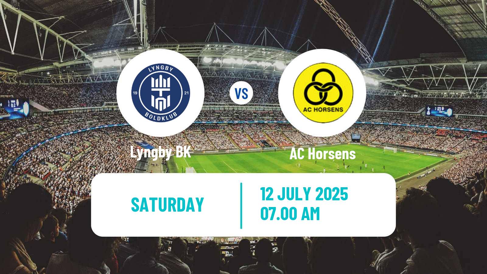 Football Club Friendly Lyngby BK - Horsens