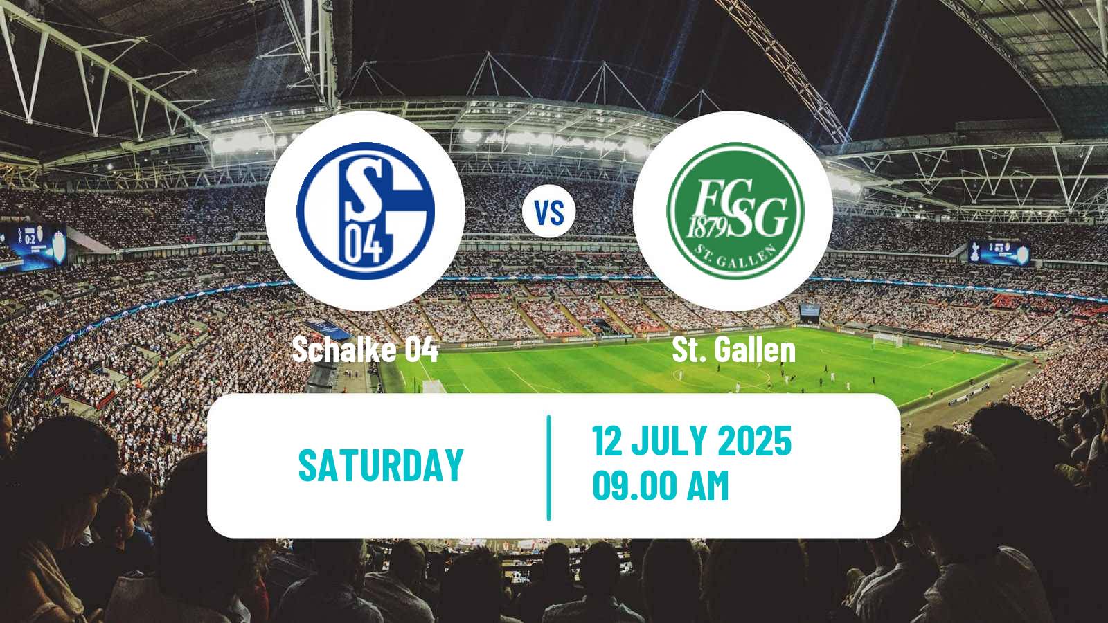 Football Club Friendly Schalke 04 - St. Gallen