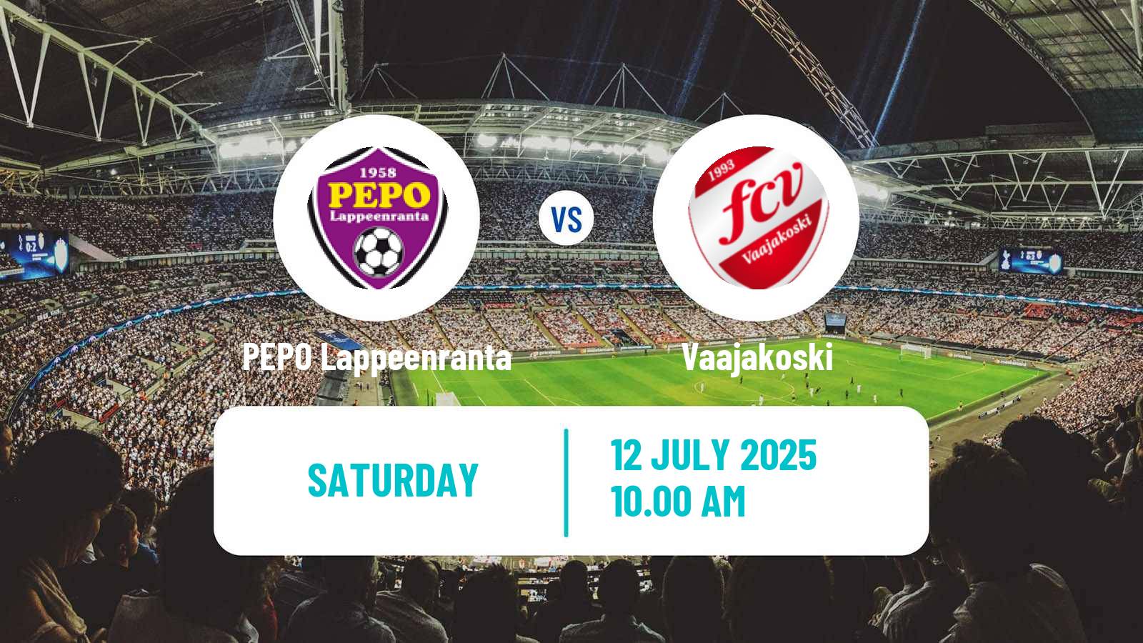 Soccer Finnish Kakkonen Group A PEPO Lappeenranta - Vaajakoski