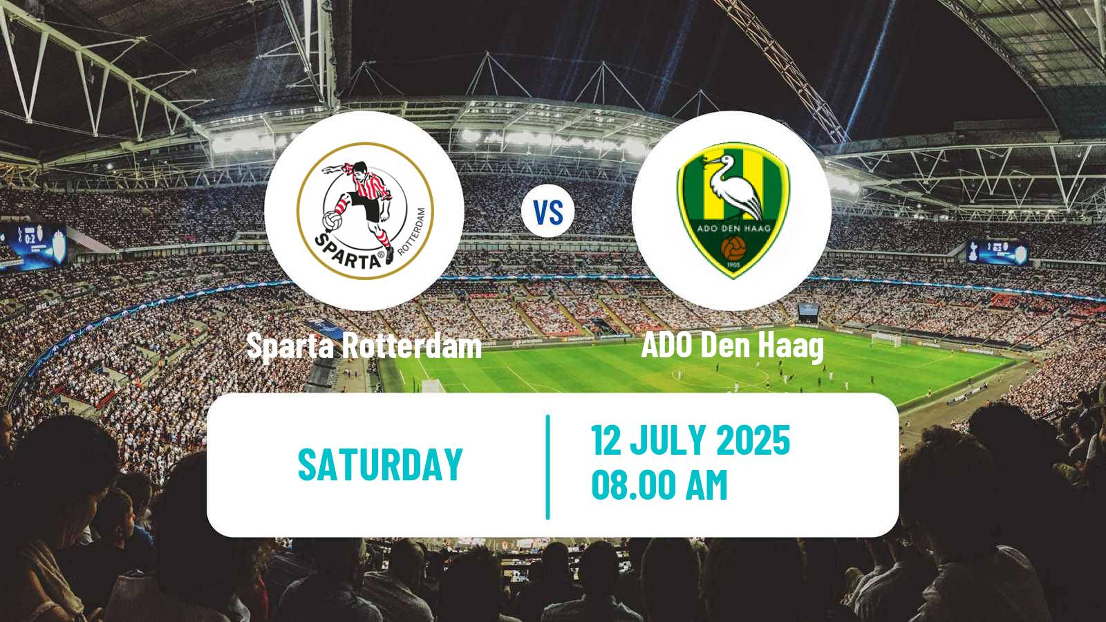 Soccer Club Friendly Sparta Rotterdam - ADO Den Haag
