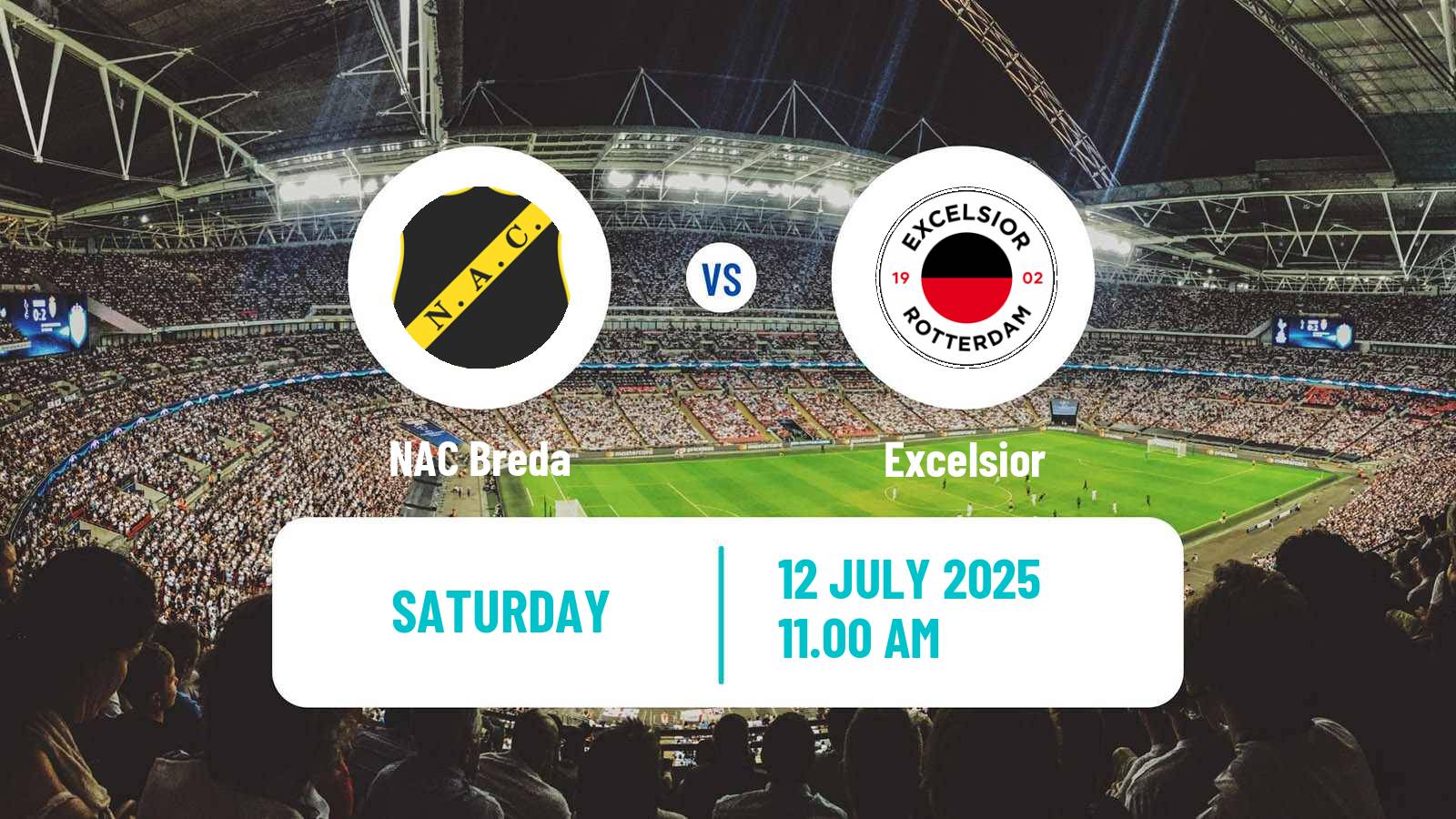 Football Club Friendly NAC Breda - Excelsior