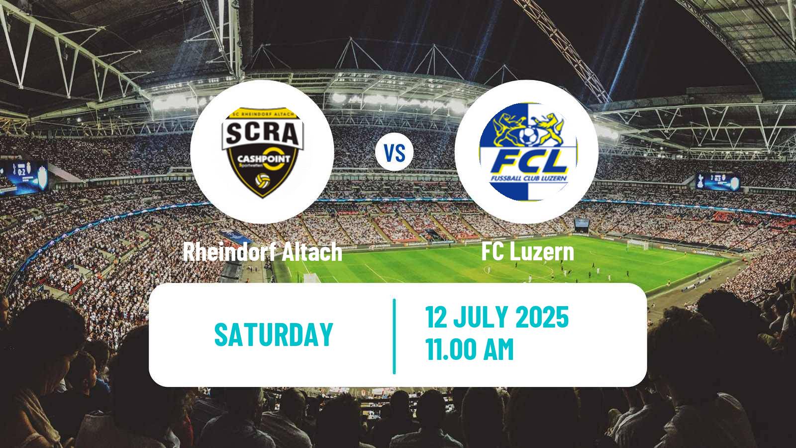 Football Club Friendly Rheindorf Altach - Luzern