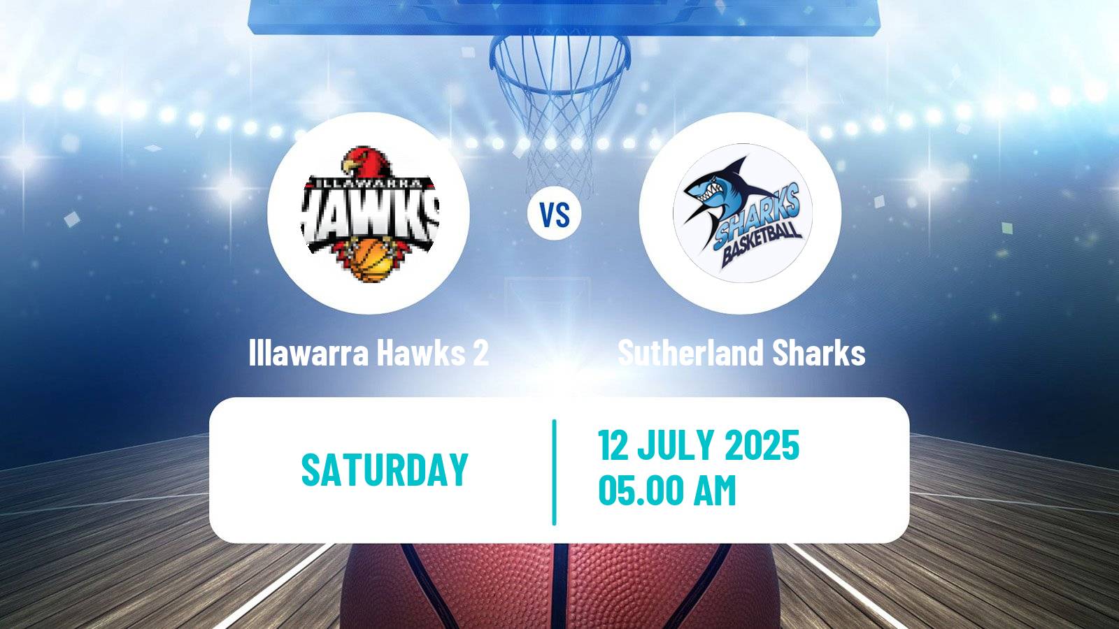 Basketball Australian NBL1 East Illawarra Hawks 2 - Sutherland Sharks