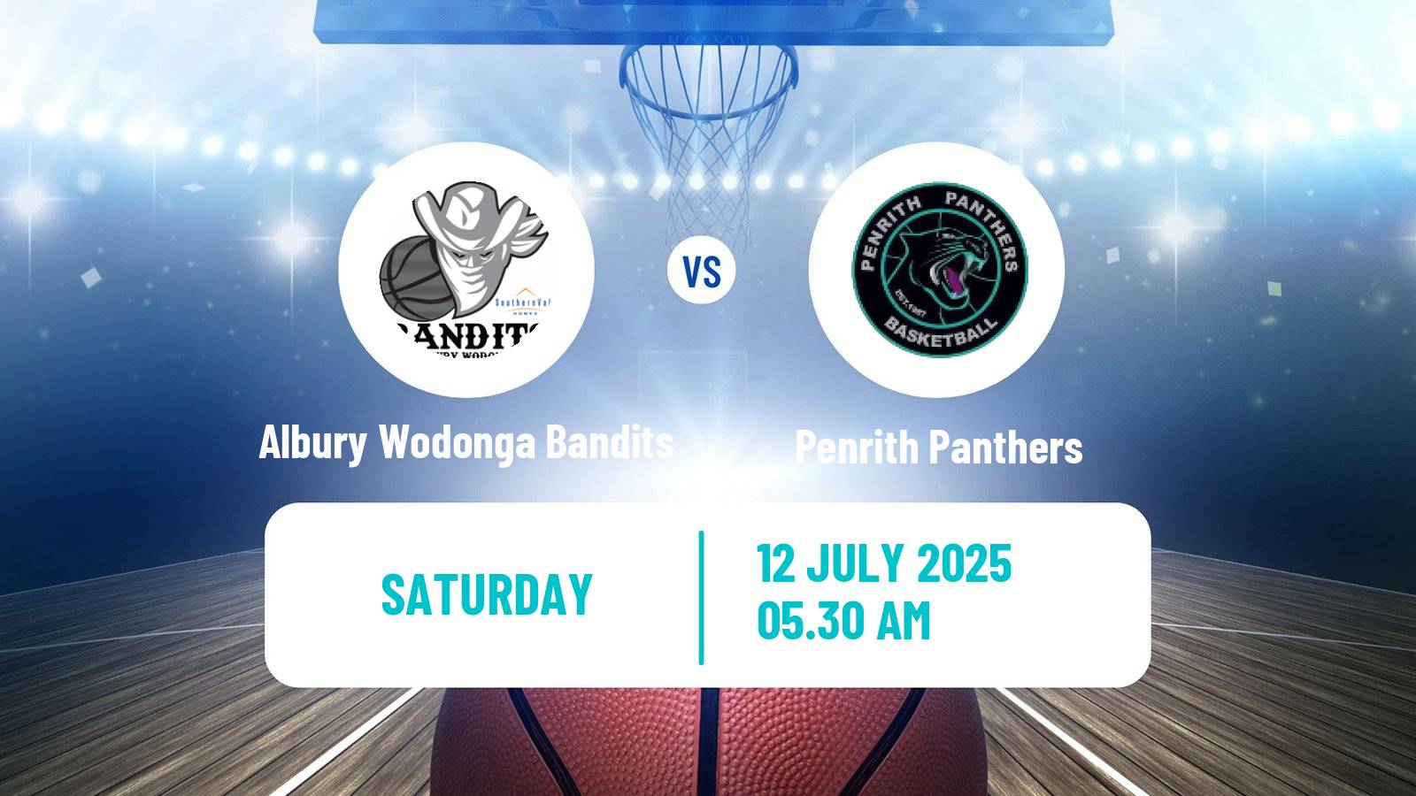 Basketball Australian NBL1 East Albury Wodonga Bandits - Penrith Panthers
