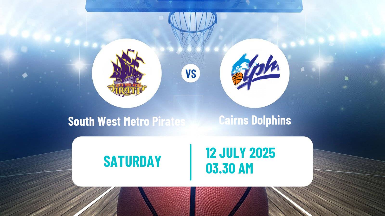 Basketball Australian NBL1 North Women South West Metro Pirates - Cairns Dolphins