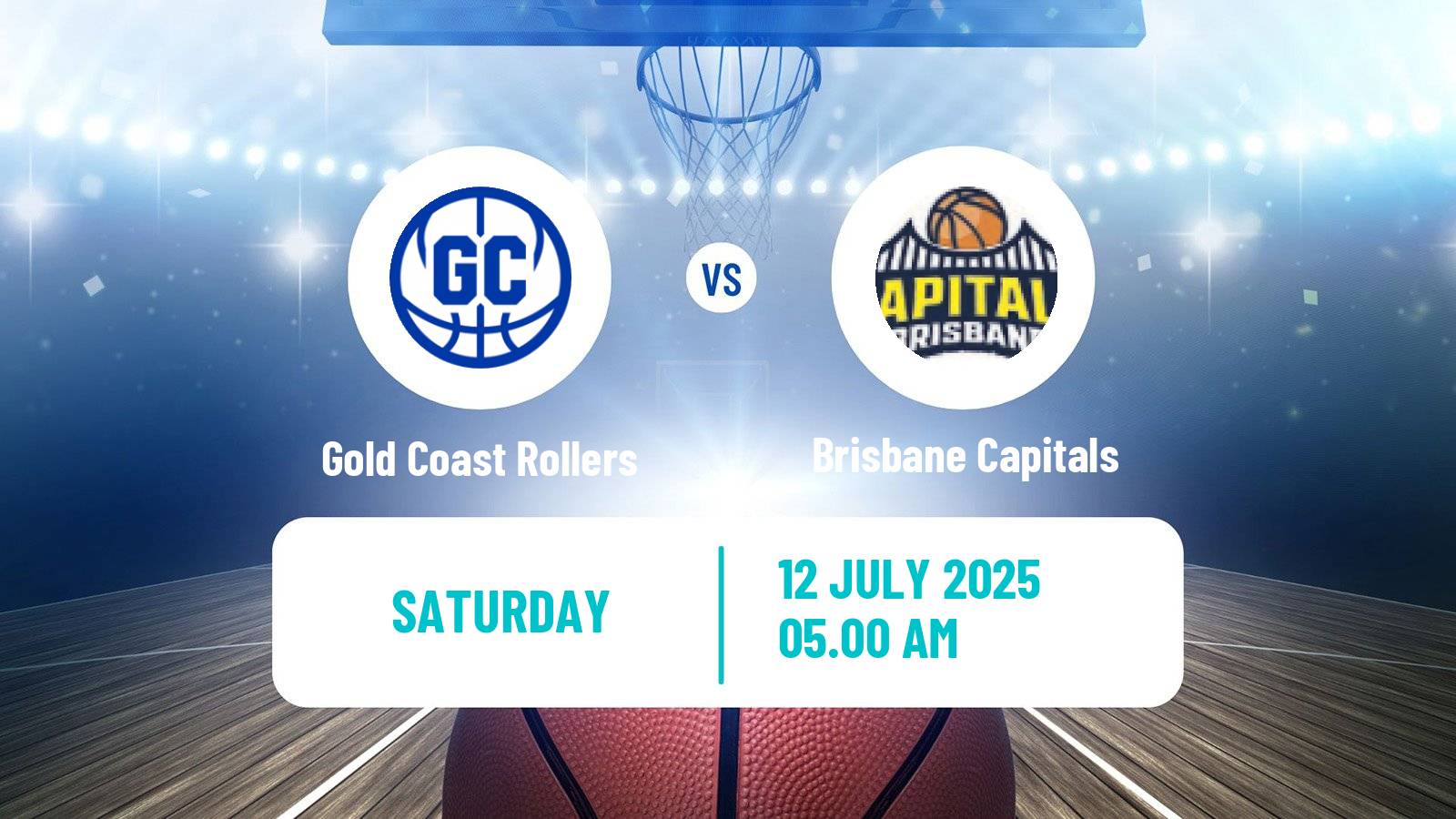 Basketball Australian NBL1 North Gold Coast Rollers - Brisbane Capitals