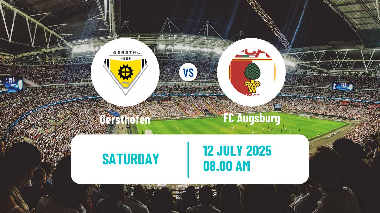 Soccer Club Friendly Gersthofen - Augsburg
