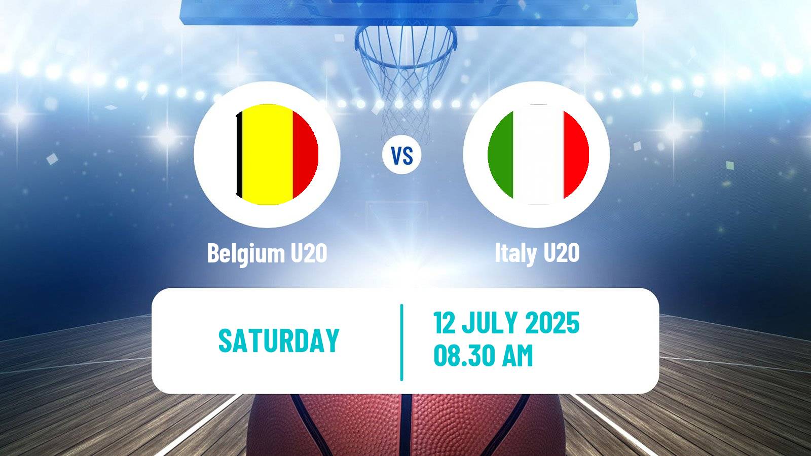 Basketball EuroBasket U20 Belgium U20 - Italy U20