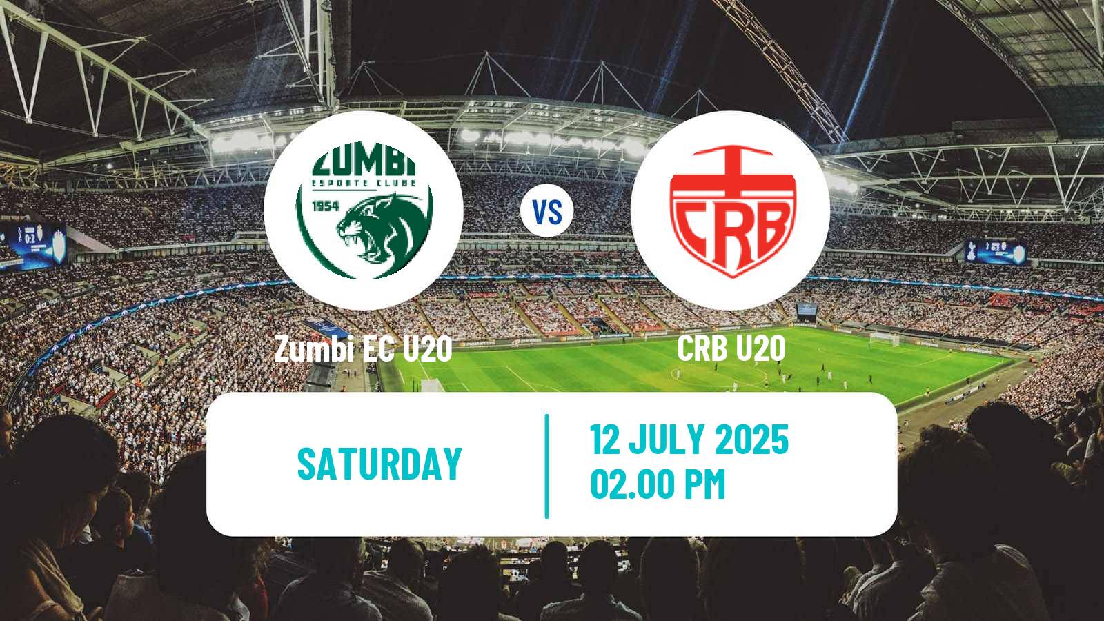 Football Brazilian Alagoano U20 Zumbi U20 - CRB U20