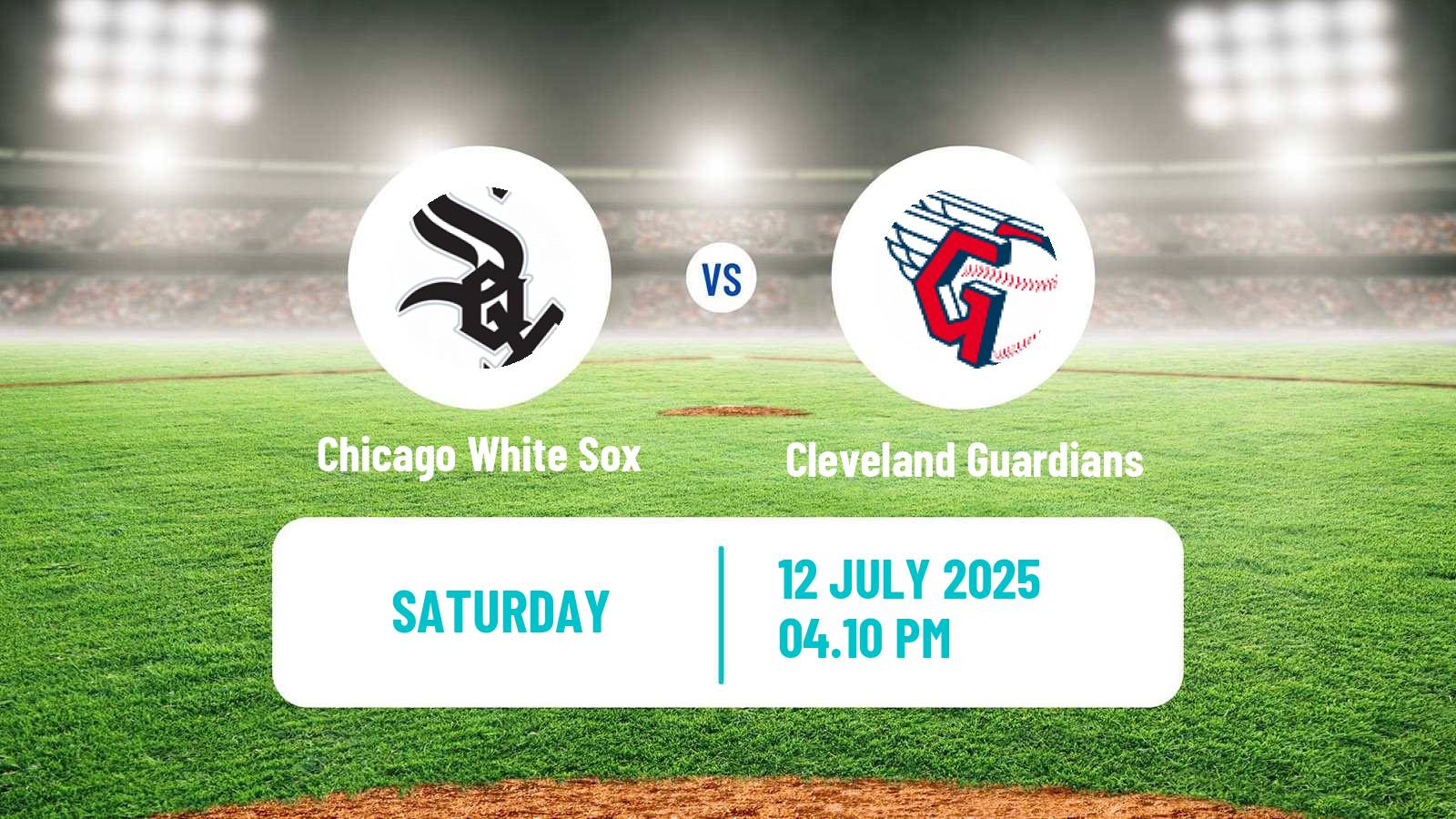 Baseball MLB Chicago White Sox - Cleveland Guardians