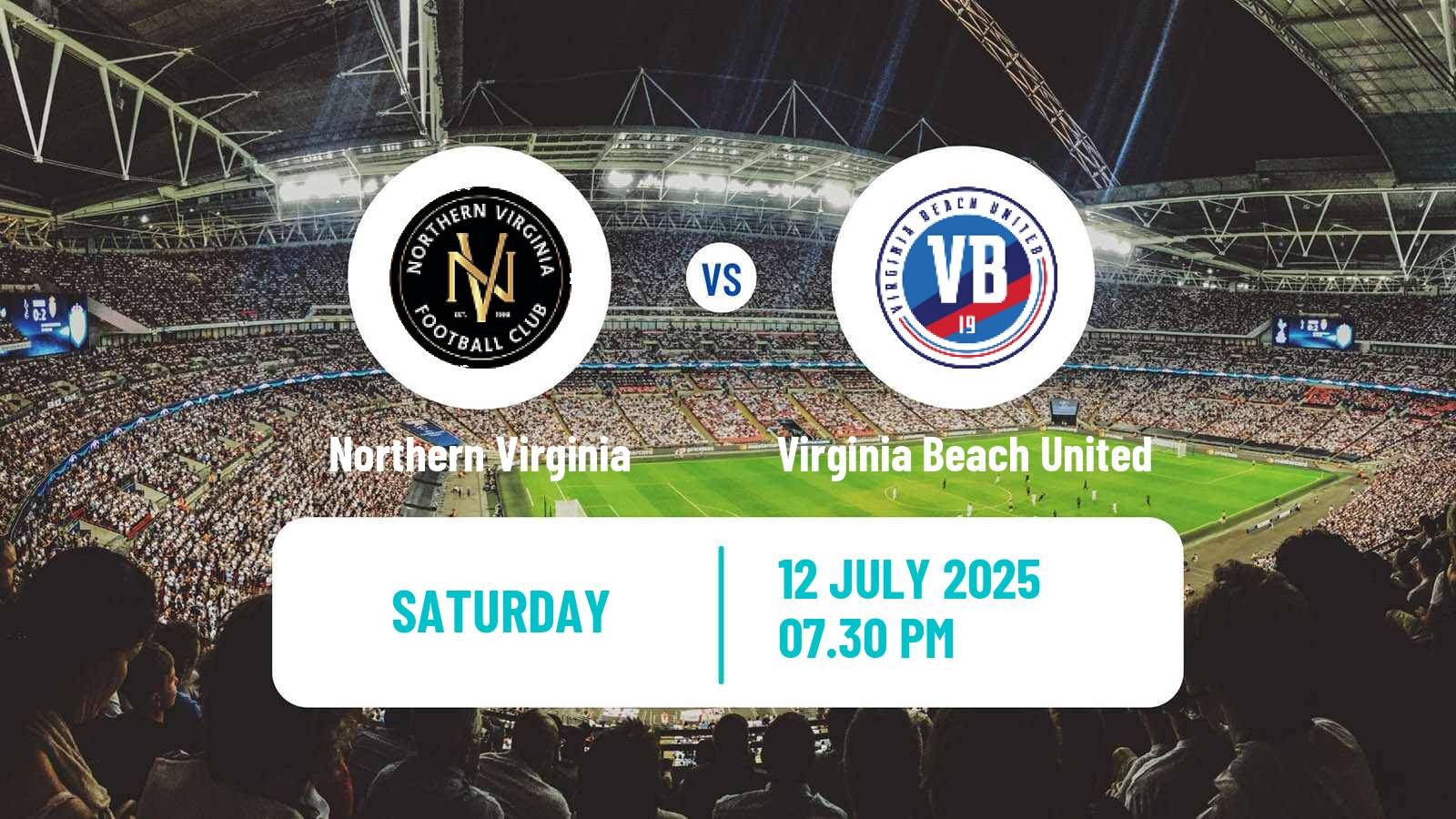 Soccer USL League Two Northern Virginia - Virginia Beach United