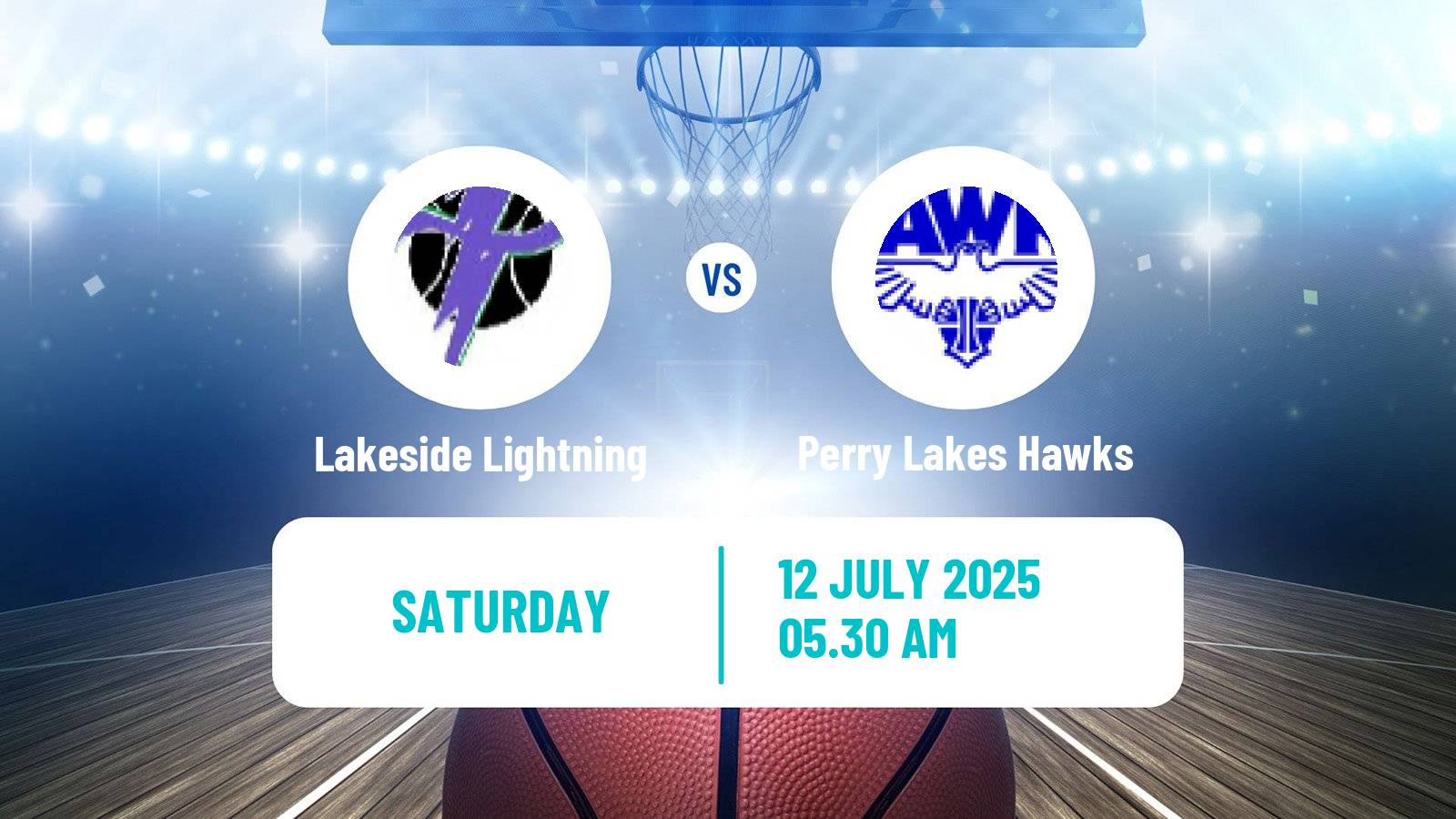 Basketball Australian NBL1 West Women Lakeside Lightning - Perry Lakes Hawks