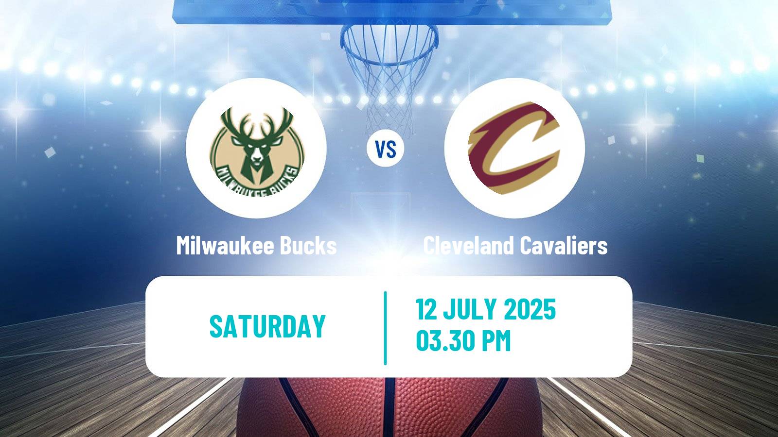 Basketball NBA Las Vegas Summer League Milwaukee Bucks - Cleveland Cavaliers
