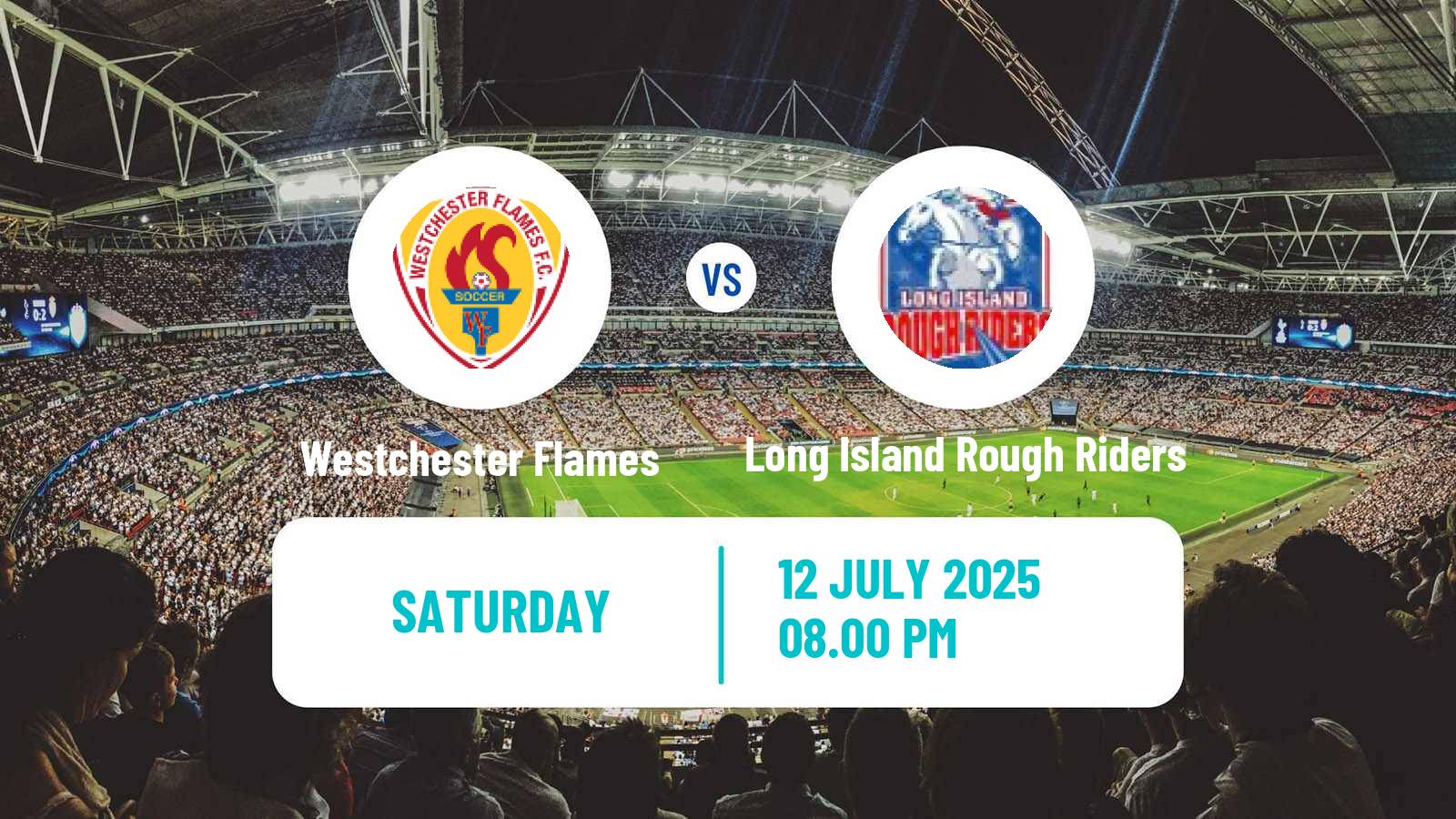 Football USL League Two Westchester Flames - Long Island Rough Riders