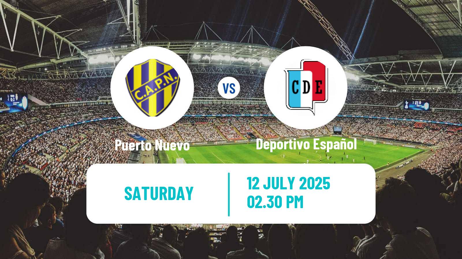 Football Argentinian Primera C Puerto Nuevo - Deportivo Español