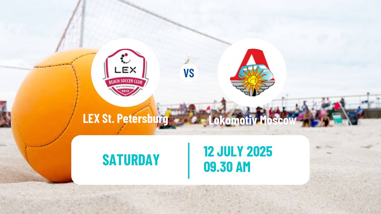 Beach soccer Superliga LEX St. Petersburg - Lokomotiv Moscow