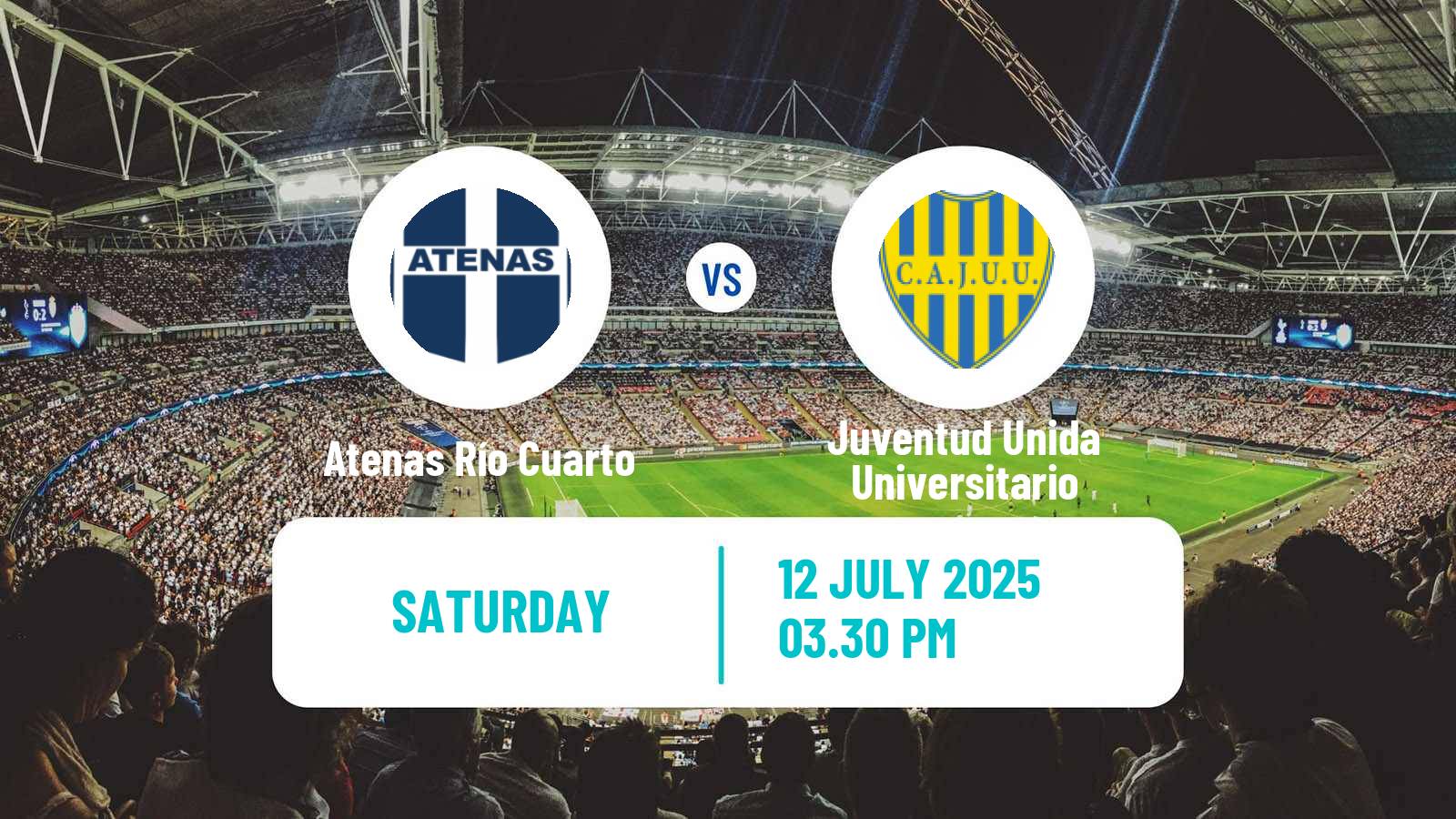 Football Argentinian Torneo Federal Atenas Río Cuarto - Juventud Unida Universitario