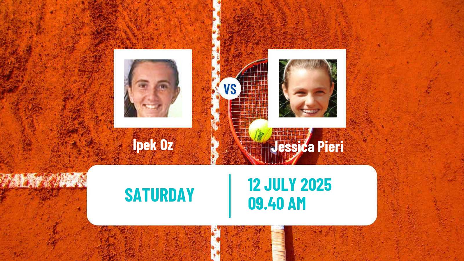 Tennis ITF W75 The Hague Women Ipek Oz - Jessica Pieri