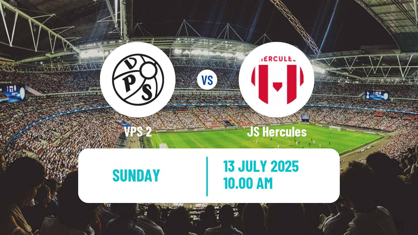 Football Finnish Kakkonen Group C VPS 2 - JS Hercules