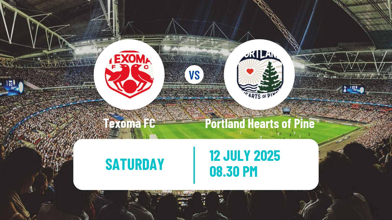 Football USL League One Texoma - Portland Hearts of Pine