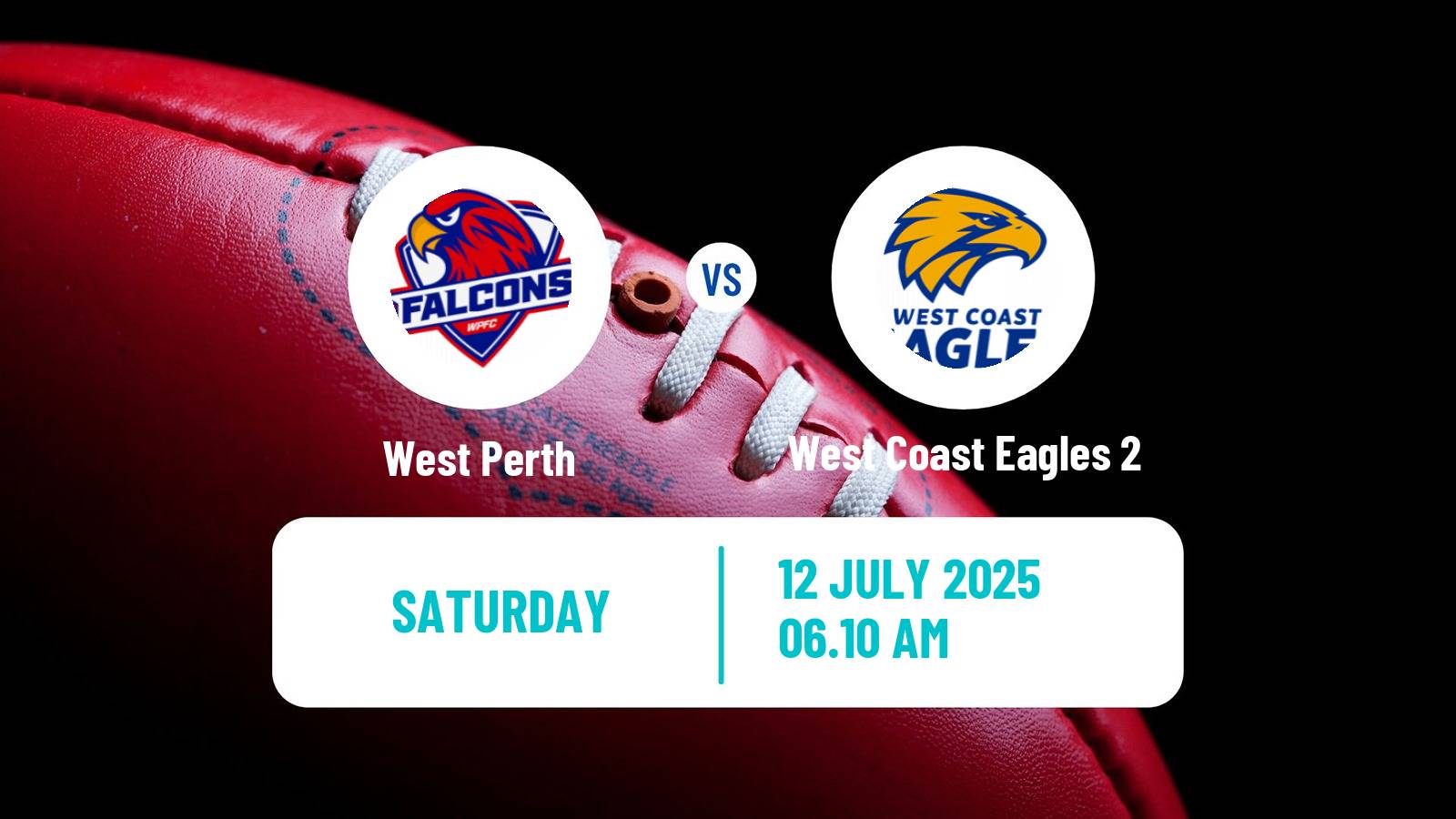 Aussie rules WAFL West Perth - West Coast Eagles 2