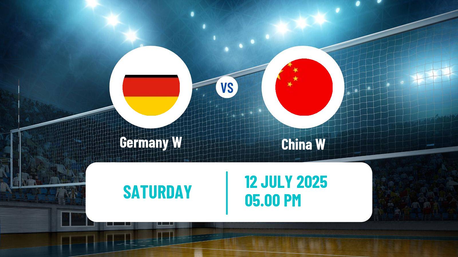 Volleyball Nations League Volleyball Women Germany W - China W